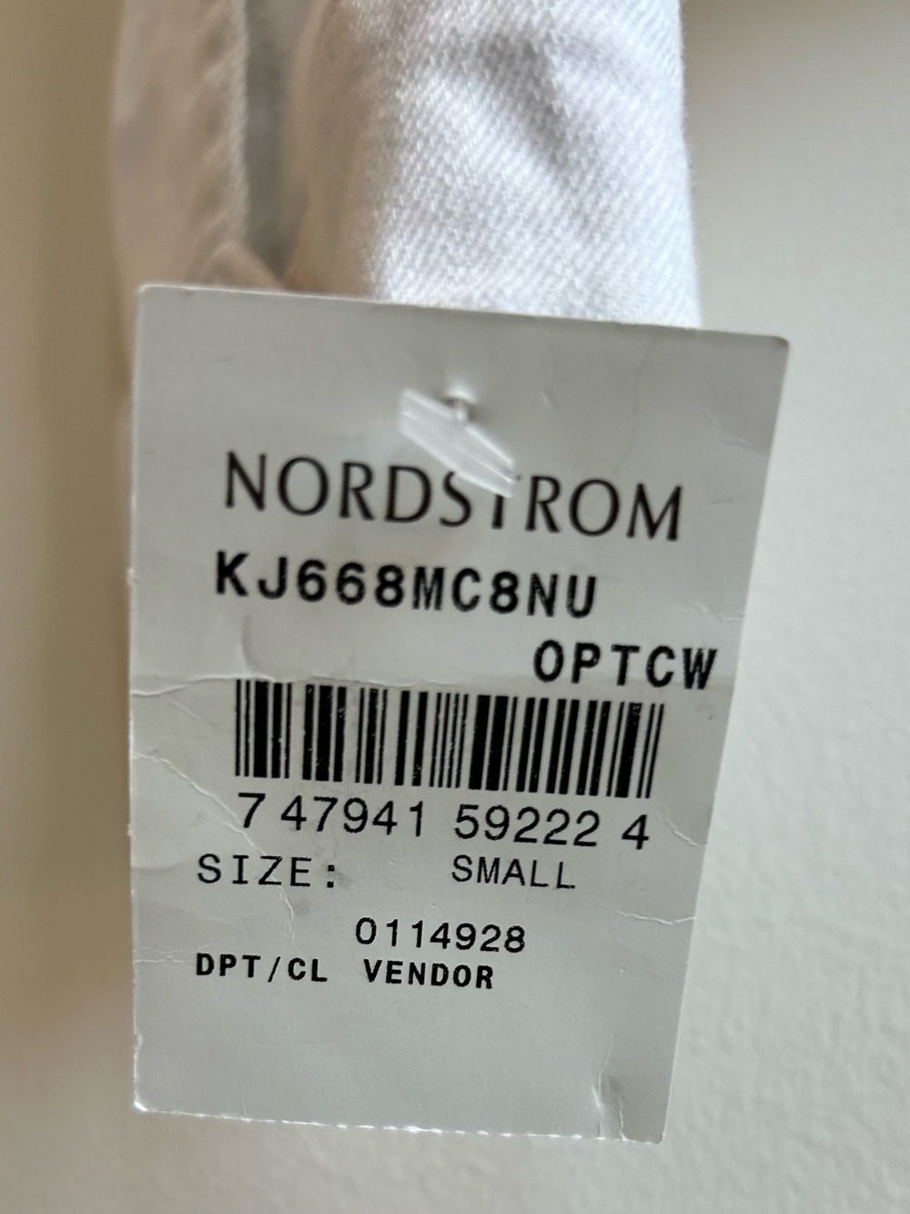 Kut from the Kloth White Helena Denim Jacket - Picture 3 of 4
